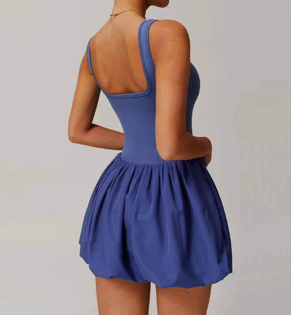 Yoga Jumpsuit Outdoor Running Fitness Tennis Skirt Workout Rompers Yoga Set
