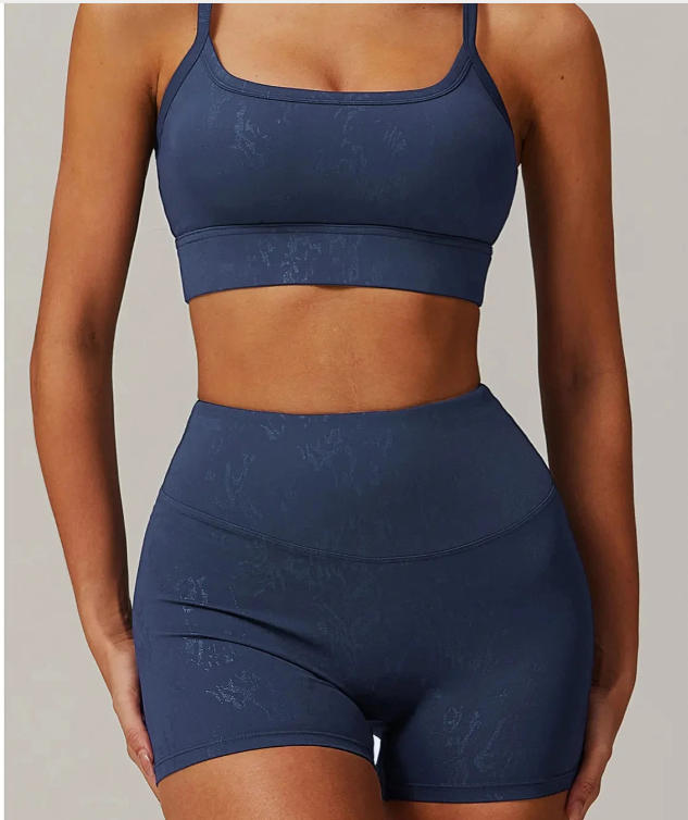 Absorb Sweat Shockproof Padded Gym Running Fitness Printed Yoga Sports Bras