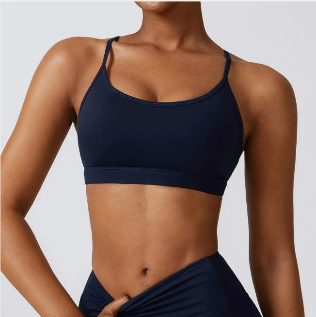 Women Workout Sports Underwear High Support Sports Top Push Up Yoga Bra