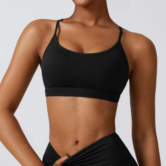 Women Workout Sports Underwear High Support Sports Top Push Up Yoga Bra