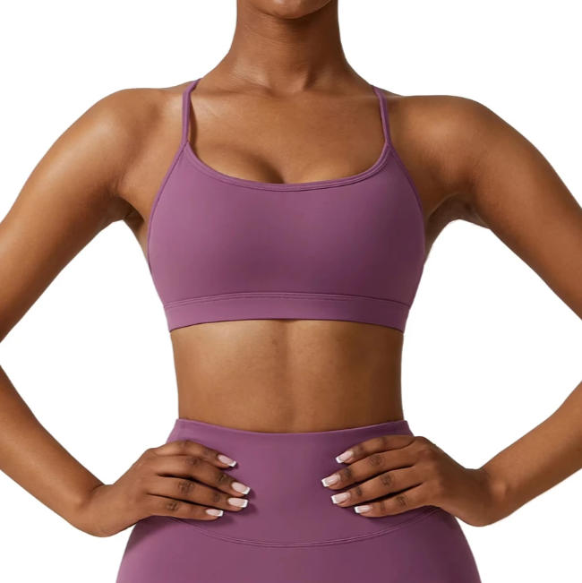 Women Workout Sports Underwear High Support Sports Top Push Up Yoga Bra