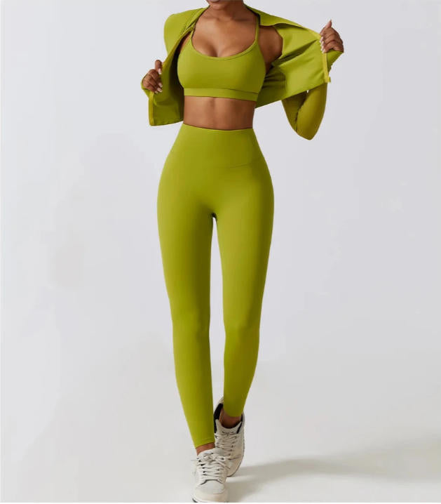 Women's Long Sleeve Top Zipper Jacket Yoga Shirts Running T-Shirt