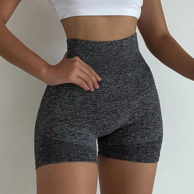 Women Yoga Shorts High Waist Butt Lifting Workout Fitness Tights