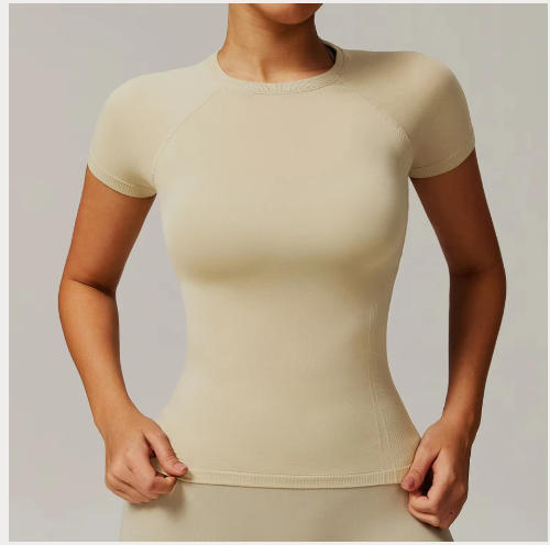 Yoga Top Sexy Sport T Shirts Fitness Clothes Short Sleeve Yoga Shirt Gym Top
