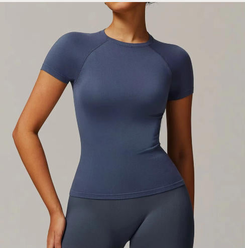 Yoga Top Sexy Sport T Shirts Fitness Clothes Short Sleeve Yoga Shirt Gym Top