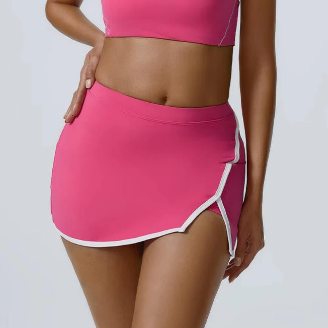 Women Sports Tennis Skirts High Waist Tights Yoga Tennis Shorts
