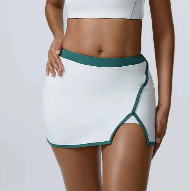 Women Sports Tennis Skirts High Waist Tights Yoga Tennis Shorts
