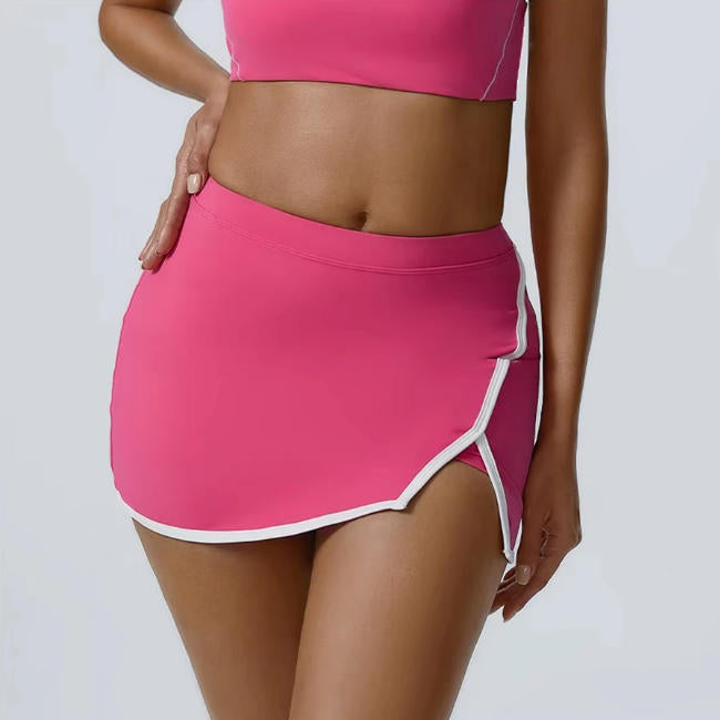 Women Sports Tennis Skirts High Waist Tights Yoga Tennis Shorts