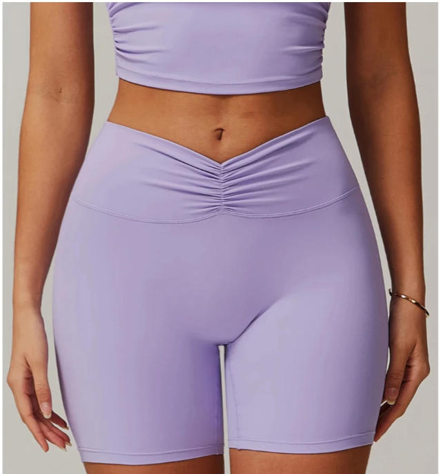 Yoga Shorts for Women High Elastic Gym Shorts Push Up Sports