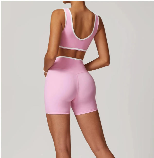 Women Yoga Shorts High Waist Workout Shorts Lift Butt Fitness Shorts
