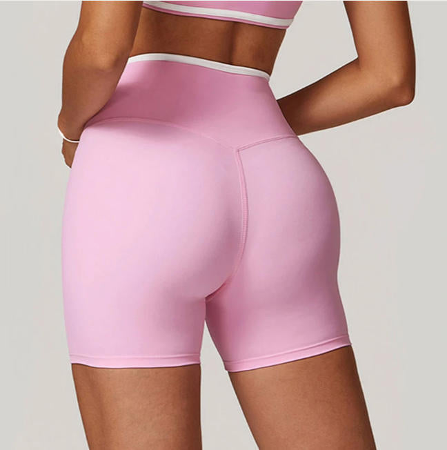 Women Yoga Shorts High Waist Workout Shorts Lift Butt Fitness Shorts