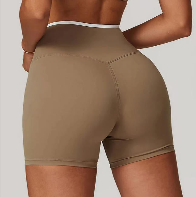 Women Yoga Shorts High Waist Workout Shorts Lift Butt Fitness Shorts