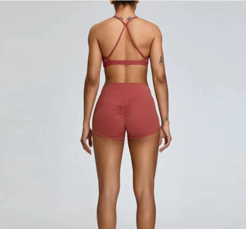 Women Yoga Shorts Buttock Lift Scrunch Fitness Shorts