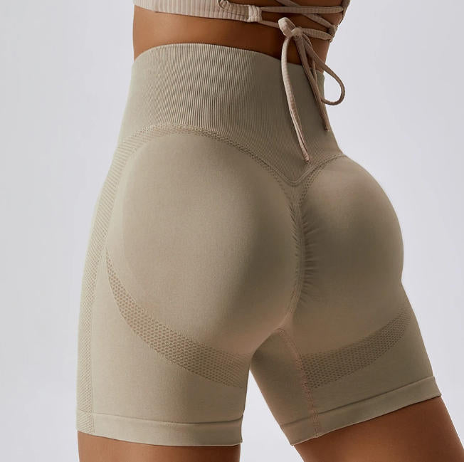 Seamless Shorts for Women Push Up Scrunch Butt Workout Shorts
