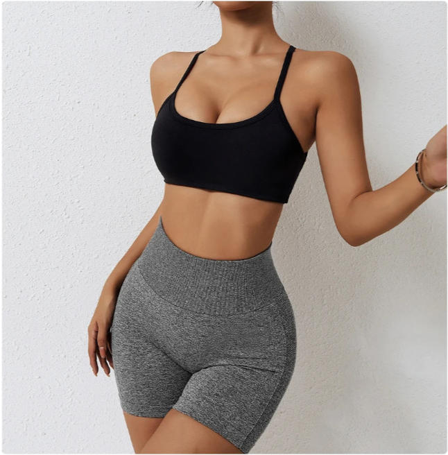 Seamless Shorts for Women Push Up Scrunch Butt Workout Shorts