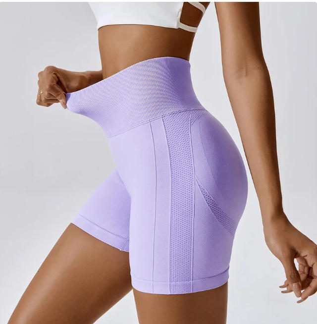 Seamless Shorts for Women Push Up Scrunch Butt Workout Shorts