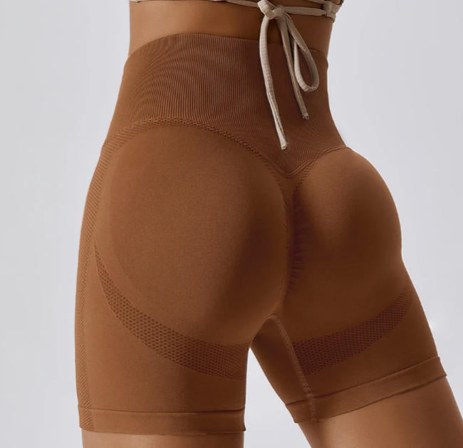 Seamless Shorts for Women Push Up Scrunch Butt Workout Shorts