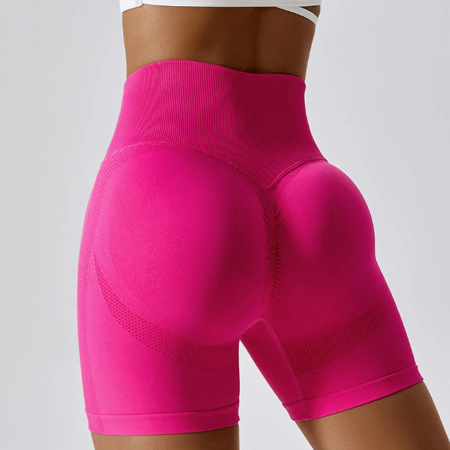 Seamless Shorts for Women Push Up Scrunch Butt Workout Shorts