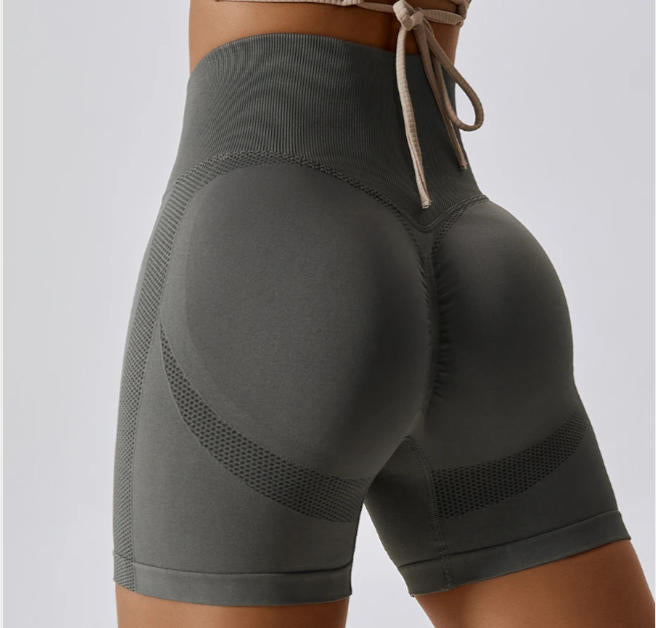 Seamless Shorts for Women Push Up Scrunch Butt Workout Shorts