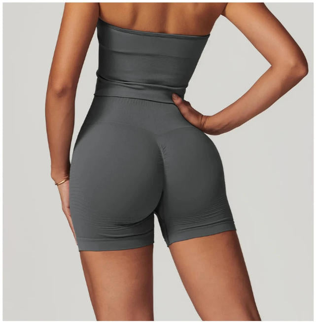 Yoga Shorts Women High Waist Workout Shorts Fitness Yoga Lift Butt