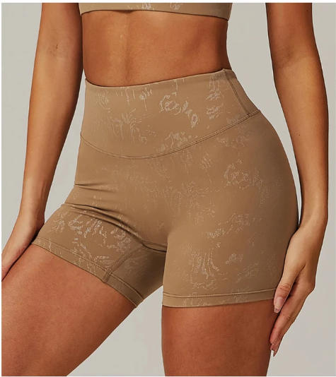 Printed Butt Lifting Push Up Gym Workout Compression Tight
