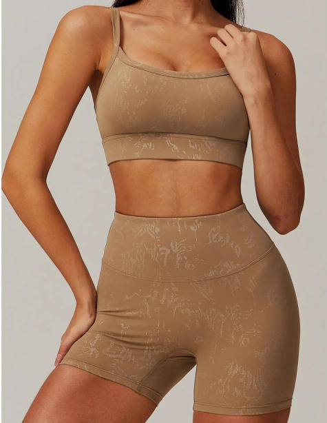 Printed Butt Lifting Push Up Gym Workout Compression Tight