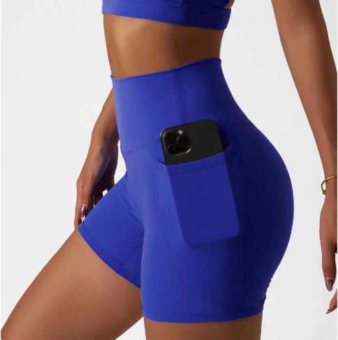 High Waist Yoga Shorts Women Gym Push Ups Hip Lift Pants