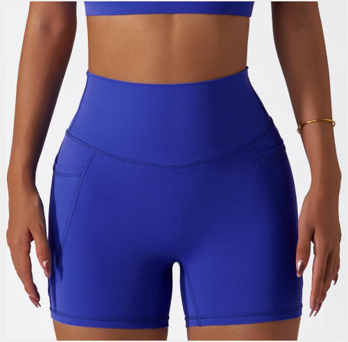 High Waist Yoga Shorts Women Gym Push Ups Hip Lift Pants