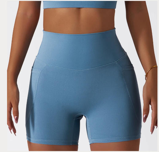 High Waist Yoga Shorts Women Gym Push Ups Hip Lift Pants