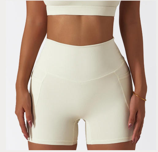 High Waist Yoga Shorts Women Gym Push Ups Hip Lift Pants