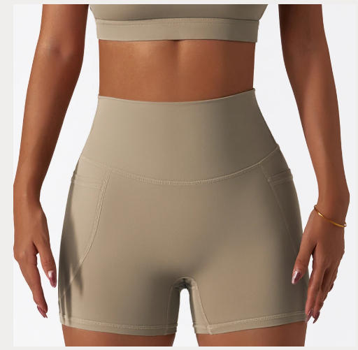 High Waist Yoga Shorts Women Gym Push Ups Hip Lift Pants