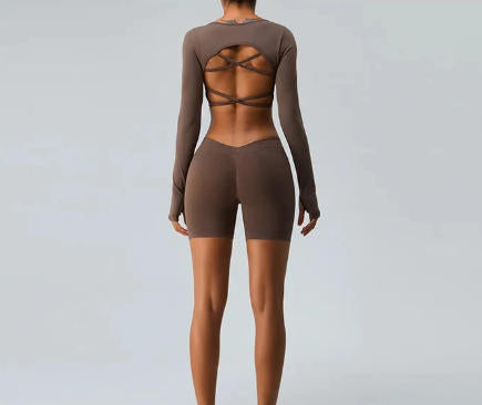 High-Waist Seamless Yoga Shorts for Women
